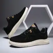 Men's Breathable Oxford Thick Bottom Suede Leather Casual Shoes - KBC0252-39