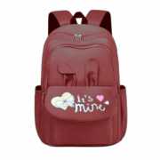 KB China Premium Backpack For Girls Choklet Color