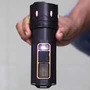 KB Metal Torch Light-X55 with Power Bank( Free Delivery)